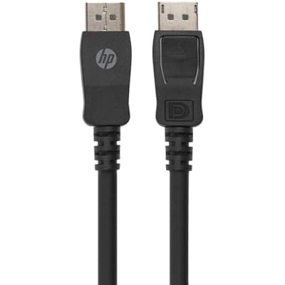 Кабель мультимедійний DisplayPort M to DisplayPort M 2.0m 4K black HP (HP_DHC-DP01-2M)