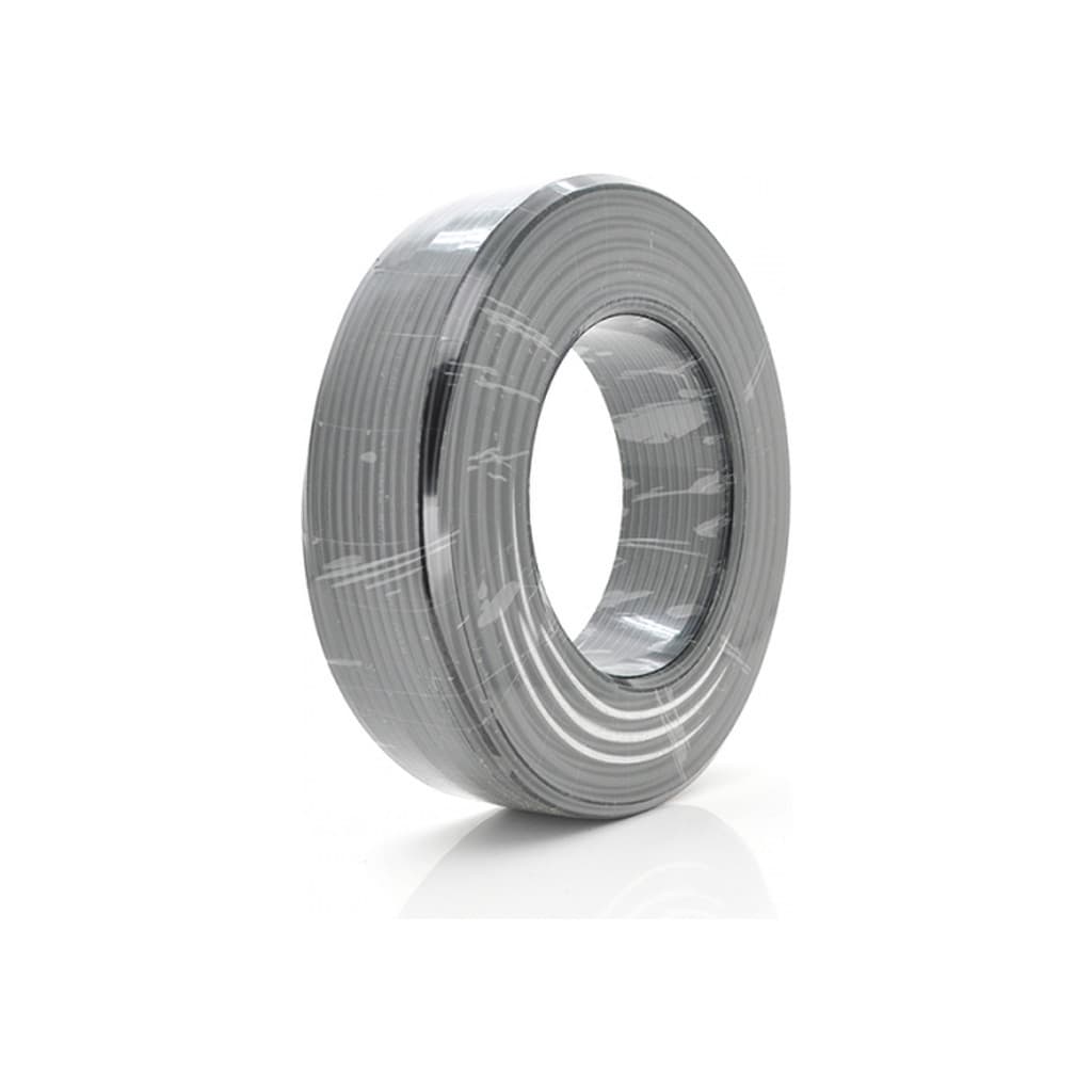 Кабель телевізійний Ritar RG59U 50 Ом 0,80мм.CCA, 64x0.12m CCA, black, 100м (RT-B100-RG58U-64W 8CCA)