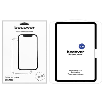 Скло захисне BeCover 10D Apple iPad Pro 13" M4 2024 Black (711678)