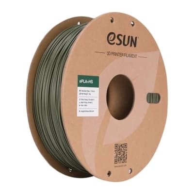 Пластик для 3D-принтера eSUN ePLA+HS, 1,75мм, 1кг, olive (EPLA+HS-P175OG1)