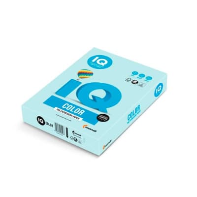 Папір IQ Color A4 80 г/м2 500с, cyan light (BL29/A4/80/IQ)