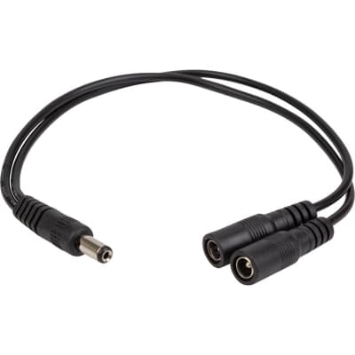 Кабель живлення DC M to 2xDC F 5.5x2.1mm PowerPlant (CA914890)