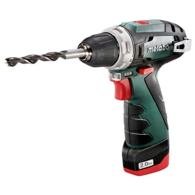 Шуруповерт Metabo PowerMaxxBS, 10.8 В, 2х2.0Аг, кейс (600080500)