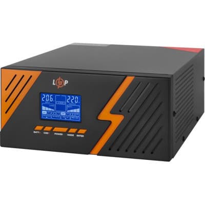 Пристрій безперебійного живлення LogicPower LPM - PSW-1500VA, 1050W, Black (22754)