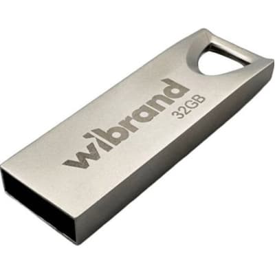 USB флеш накопичувач Wibrand 32GB Taipan Silver USB 2.0 (WI2.0/TA32U2S)