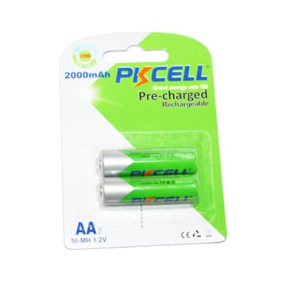 Акумулятор AA R6 2000mAh 1.2V NiMH Already Charged, 2шт/бл PkCell (PC/AA2000-2BA)
