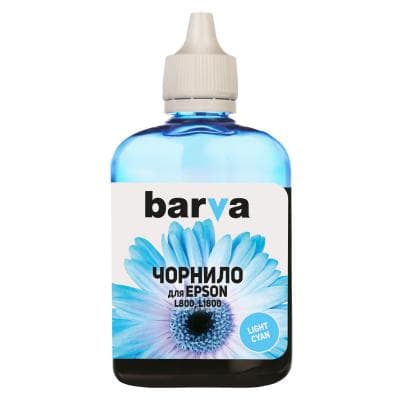 Чорнило Barva Epson 673 90г LIGHT CYAN (L800-416)