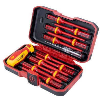 Набір викруток Sigma діелектричних 11шт + викрутка-індикатор 250В CrV (кейс) (4008411)