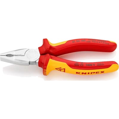 Плоскогубці KNIPEX силові хром-ванадієві 01 06 160 (01 06 160)