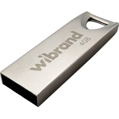 USB флеш накопичувач Wibrand 4GB Taipan Silver USB 2.0 (WI2.0/TA4U2S)