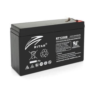 Батарея до ДБЖ Ritar AGM RT1250B, 12V-5Ah (RT1250B)