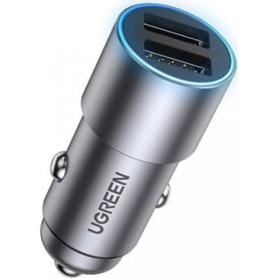 Зарядний пристрій Ugreen USB-A Dual 24W QC Grey (CD130) (50592)