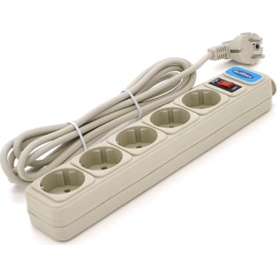 Мережевий подовжувач SVІTTEX YT-SV-001, 5 роз, 1.8м (YT-SV-001)