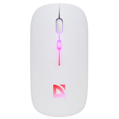 Мишка Defender Touch MM-997 Silent Wireless RGB White (52998)