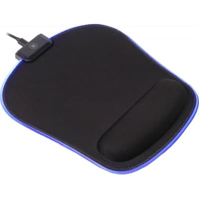 Килимок для мишки Maxxter MMP-LEDPAD-BK RGB Black (MMP-LEDPAD-BK)