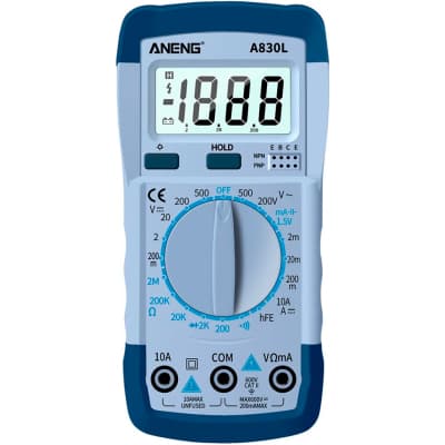 Цифровий мультиметр ANENG AN-A830L, V, A, R (AN-A830L)