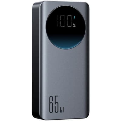 Батарея універсальна JOYROOM 30000mAh 65W PD, QC/3.0, USB-A, 2xUSB-C In/Out, Black (JR-PBF05)