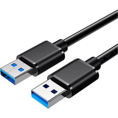 Дата кабель USB 3.0 AM/AM 2.0m 5Gbps black Essager (EXCAA-YTD01)