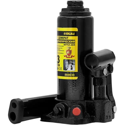 Домкрат Sigma гідравлічний пляшковий 3т, 193-373мм (6101031)