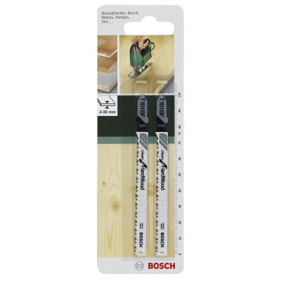 Полотно Bosch по дереву, T 101 BF, 2.7х100мм, 2шт (2.609.256.728)