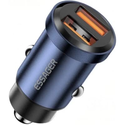Зарядний пристрій Essager 2xUSB 30W blue (ECC2A-TL03)
