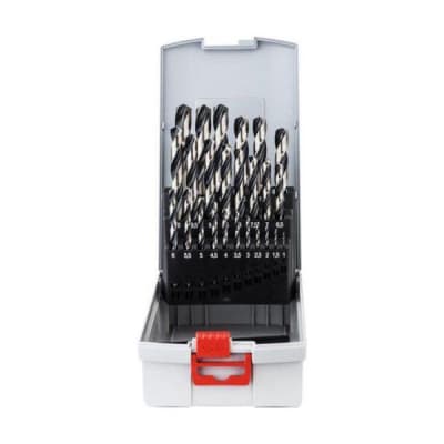 Набір свердл HAISSER по металу HSS - (1-13)х0.5мм, 25шт. (122734)