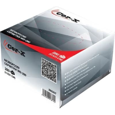 Серветки безворсові для оптики WD-280 Cor-X (WD-280 / 262207)