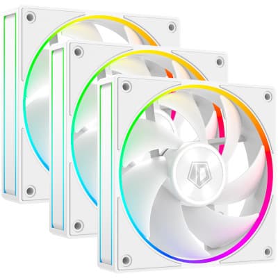 Кулер до корпусу ID-Cooling AF-127-ARGB-W TRIO
