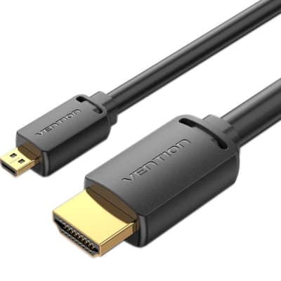 Кабель мультимедійний HDMI M to HDMI micro M 3.0m V2.0 4K 60Hz VENTION (AGIBI)