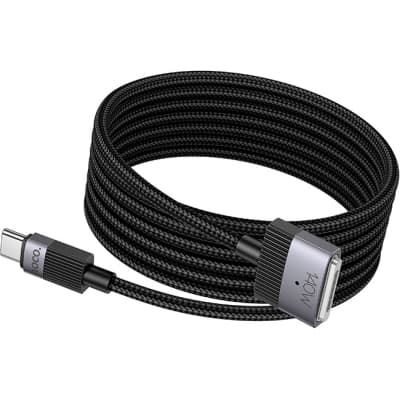 Кабель живлення USB-C to Magsafe 3 1.0m black HOCO (6942007642088)