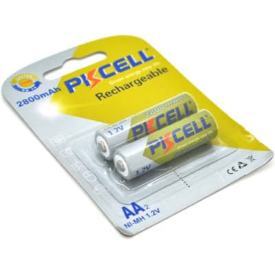 Акумулятор AA R6 2800mAh 1.2V NiMH Rechargeable Battery, 2шт/бл PkCell (PC/AA2800-2B)