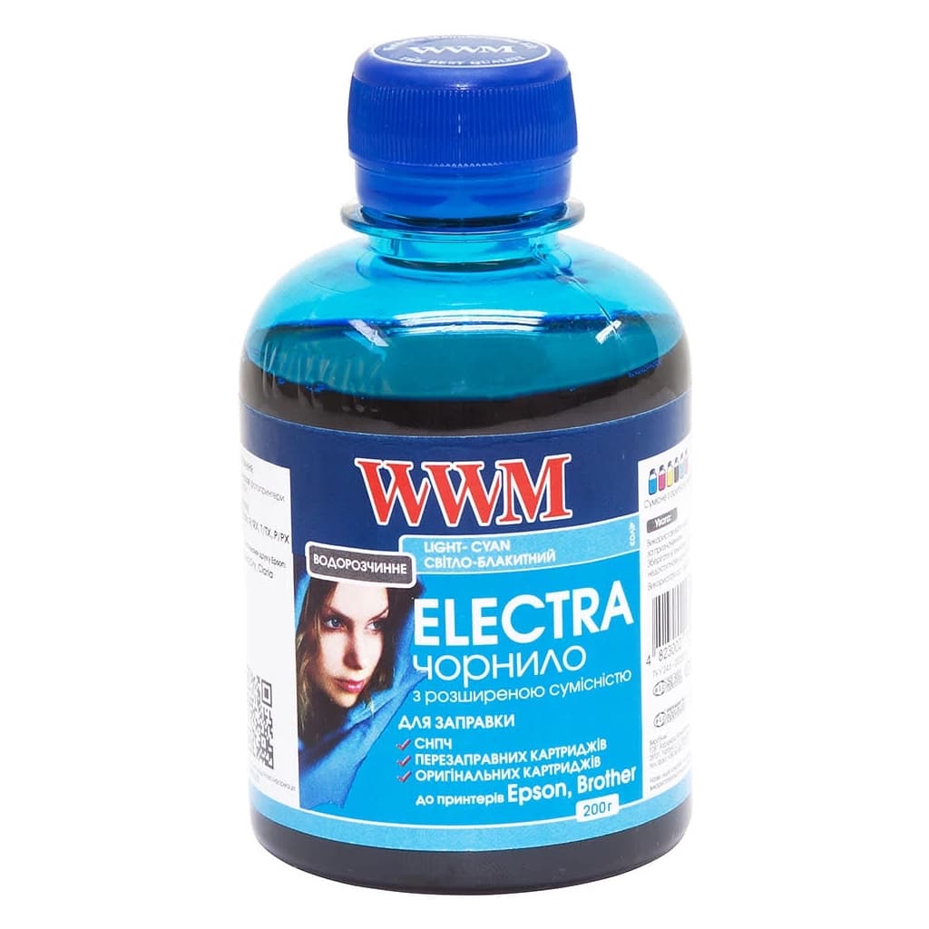 Чорнило WWM EPSON UNIVERSAL ELECTRA Light Cyan (EU/LC)