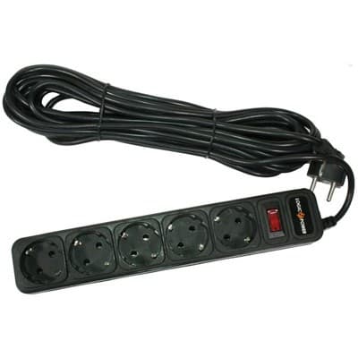Мережевий фільтр живлення LogicPower LP-X5 10.0м (2750)