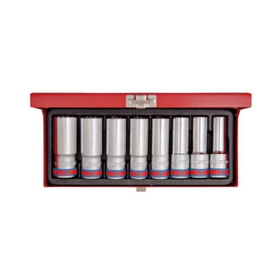 Набір торцевих головок KING TONY 1/2" подовжених 8 шт. (4208SR)