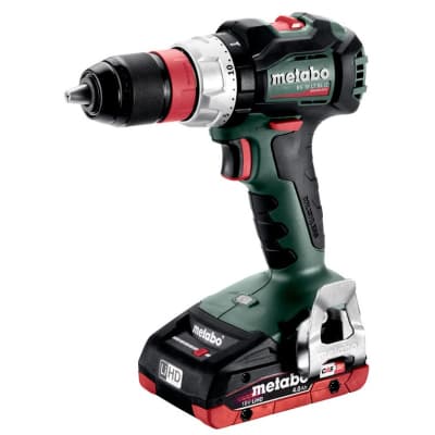 Шуруповерт Metabo BS 18 LT BL Q 18V, 2х4Ah, 34·75Нм, 0-600·0-2100об/хв, 1.8кг (602334800)