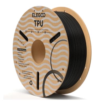 Пластик для 3D-принтера ELEGOO TPU 1.75мм, 1кг, black (50.203.0567)