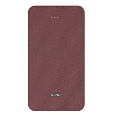 Батарея універсальна Hama 20000mAh, 15W/5V/3A, USB-C, USB-A, red (00201717)
