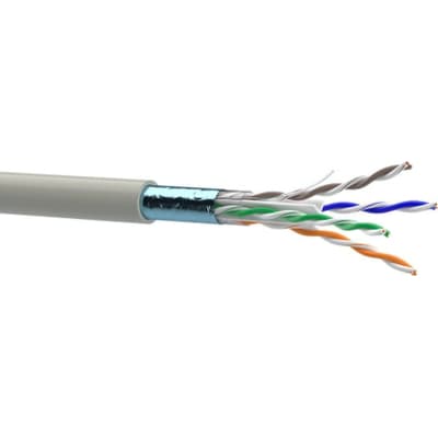 Кабель мережевий OK-Net FTP 305м cat.6 (F/UTP-cat.6-SL) (КПВЭ-ВП (250) 4*2*0,51)