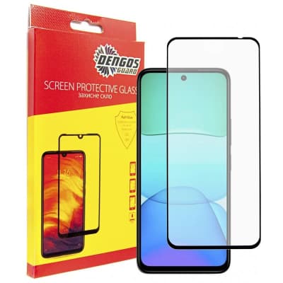 Скло захисне Dengos Full Glue Xiaomi Redmi 13 4G (black) (TGFG-361)
