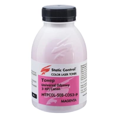 Тонер HP/Canon MPTCOL OS3 40г magenta (фасовка) Static Control (MPTCOL-40B-MAOS3-P)