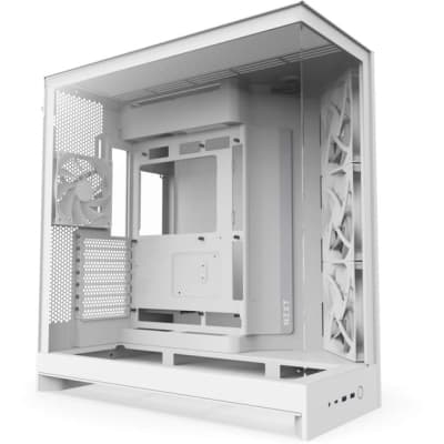 Корпус для ПК NZXT H9 Flow Dual-Chamber All White (CM-H92FW-01)