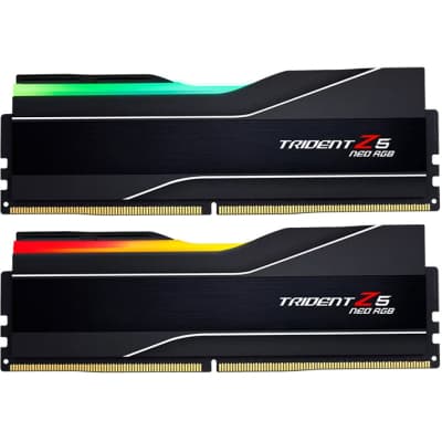 Модуль пам'яті для комп'ютера DDR5 64GB (2x32GB) 6000 MHz Trident Z5 Neo RGB Black G.Skill (F5-6000J3636F32GX2-TZ5NR)
