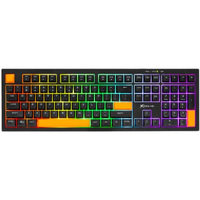 Клавіатура Xtrike ME ME KB-512 LED USB UA Black (KB-512BKUA)