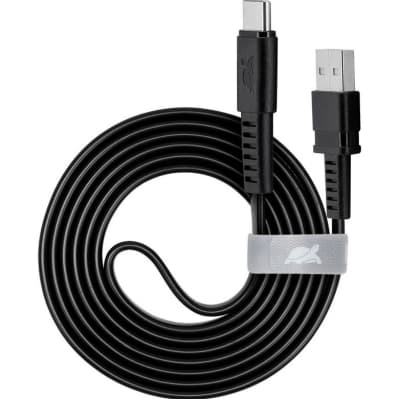 Дата кабель USB 2.0 AM to USB-C 1.2m black RivaCase (PS6002 BK12)