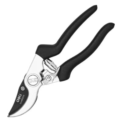 Секатор Deli садовий універсальний сталь 55С 8,5" 210 мм (DL580203)