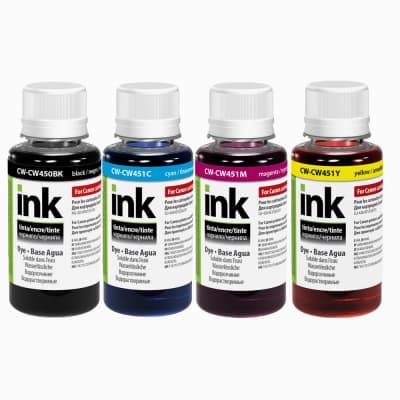 Чорнило ColorWay Canon PGI-450/CLI-451(4х100мл) BK/С/M/Y (CW-CW450/CW451SET01)