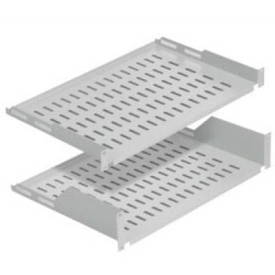 Полка 19" 1U глиб. 250мм, консольна, RAL 9005 Mirsan (MR.RAK1U25.01)