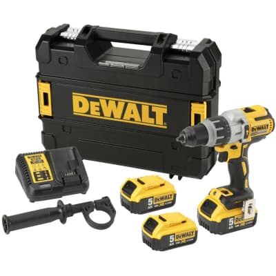 Шуруповерт DeWALT 18 В XR Li-lon, 95 Нм, 3x5Ah, кейс TSTAK (DCD996P3)