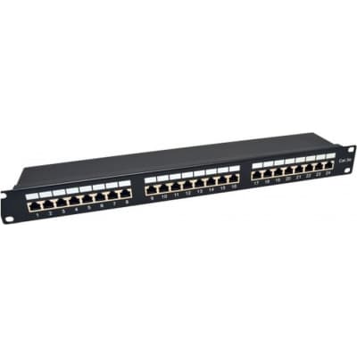 Патч-панель Eserver 19" 24xRJ-45 FTP 1U cat.5e (WT-2084-CAT.5E)