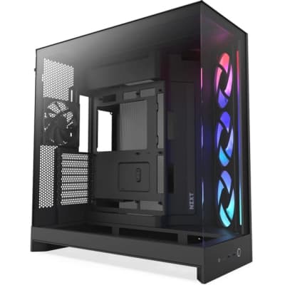 Корпус для ПК NZXT H9 Flow RGB Dual-Chamber All Black (CM-H92FB-R1)